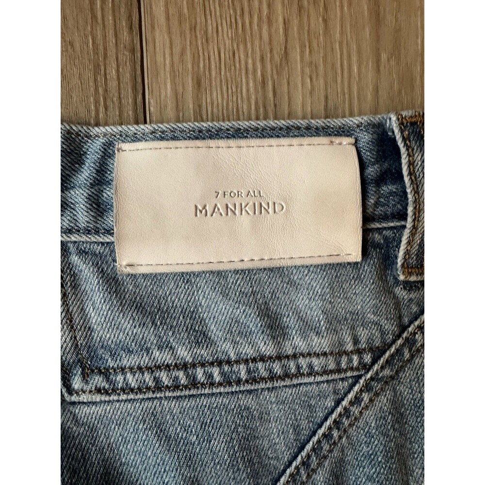 7 For All Mankind Womens Star Panel Easy Straight Button Fly Jeans Blue Size 27 - Picture 3 of 14